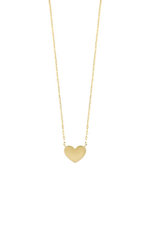 Bony Levy 14K Gold Heart Pendant Necklace in 14K Yellow Gold at Nordstrom, Size 18