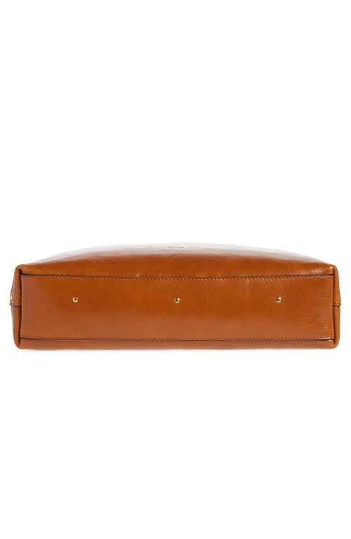 Chloé Womens Chloe Marcie Small Logo-debossed Leather Shoulder Bag In 26m Clay Brown