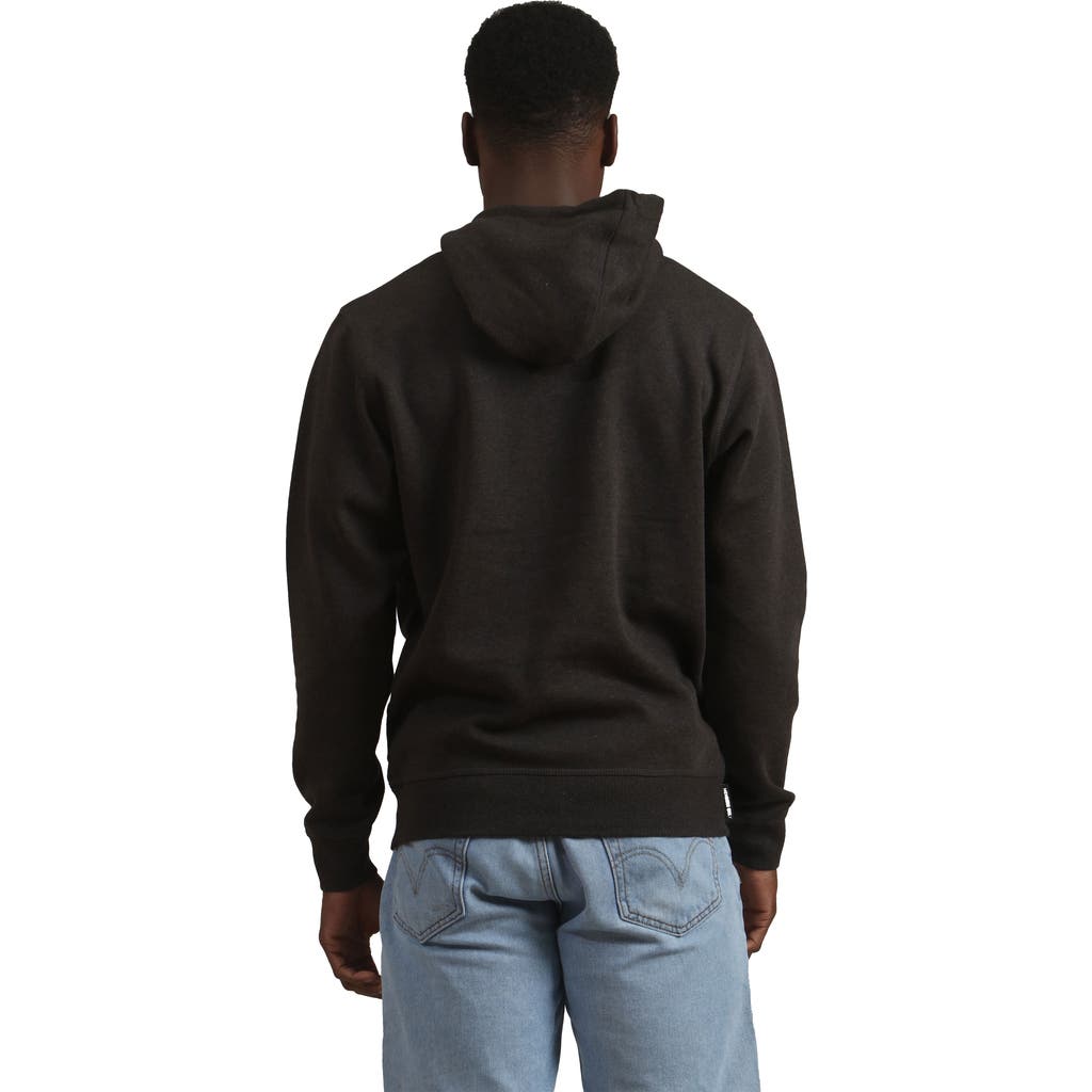 Members Only Men's Logan Hooded Sweatshirt In Charcoal