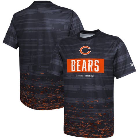 NFL Team Apparel Boys' Chicago Bears Abbreviated Grey T-Shirt