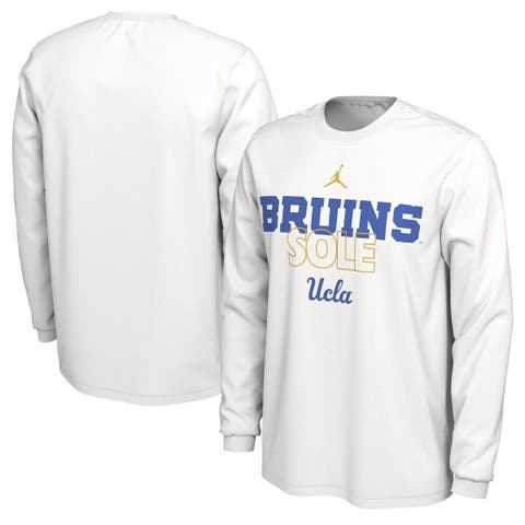 Men's Under Armour Blue UCLA Bruins Basketball Hoop Long Sleeve Performance  T-Shirt