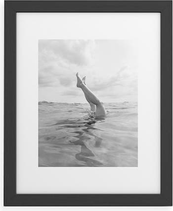 Deny Designs Ocean Dive Framed Art Print | Nordstrom