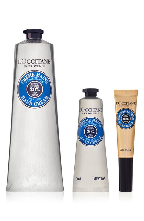 L'Occitane Nourished Hands Shea Butter Set $62.50 Value in Golden Yellow