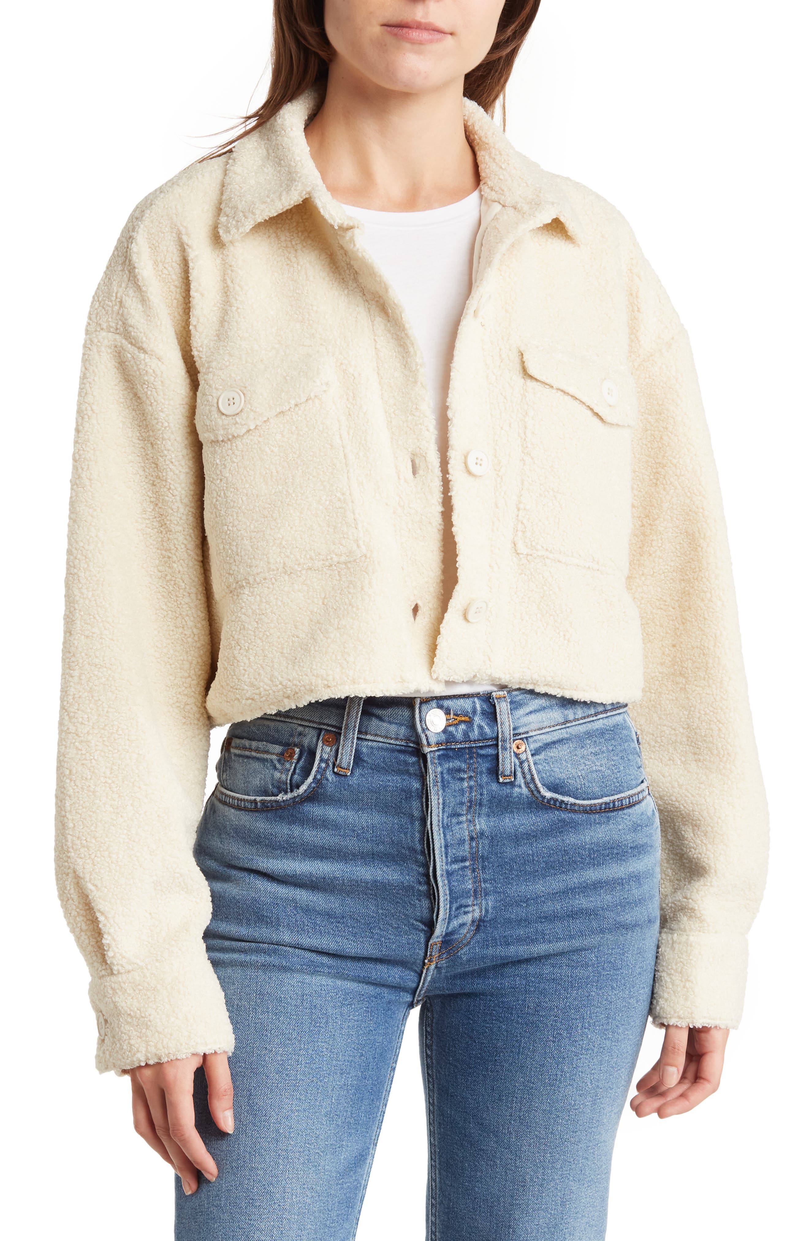 sherpa jacket women's nordstrom rack