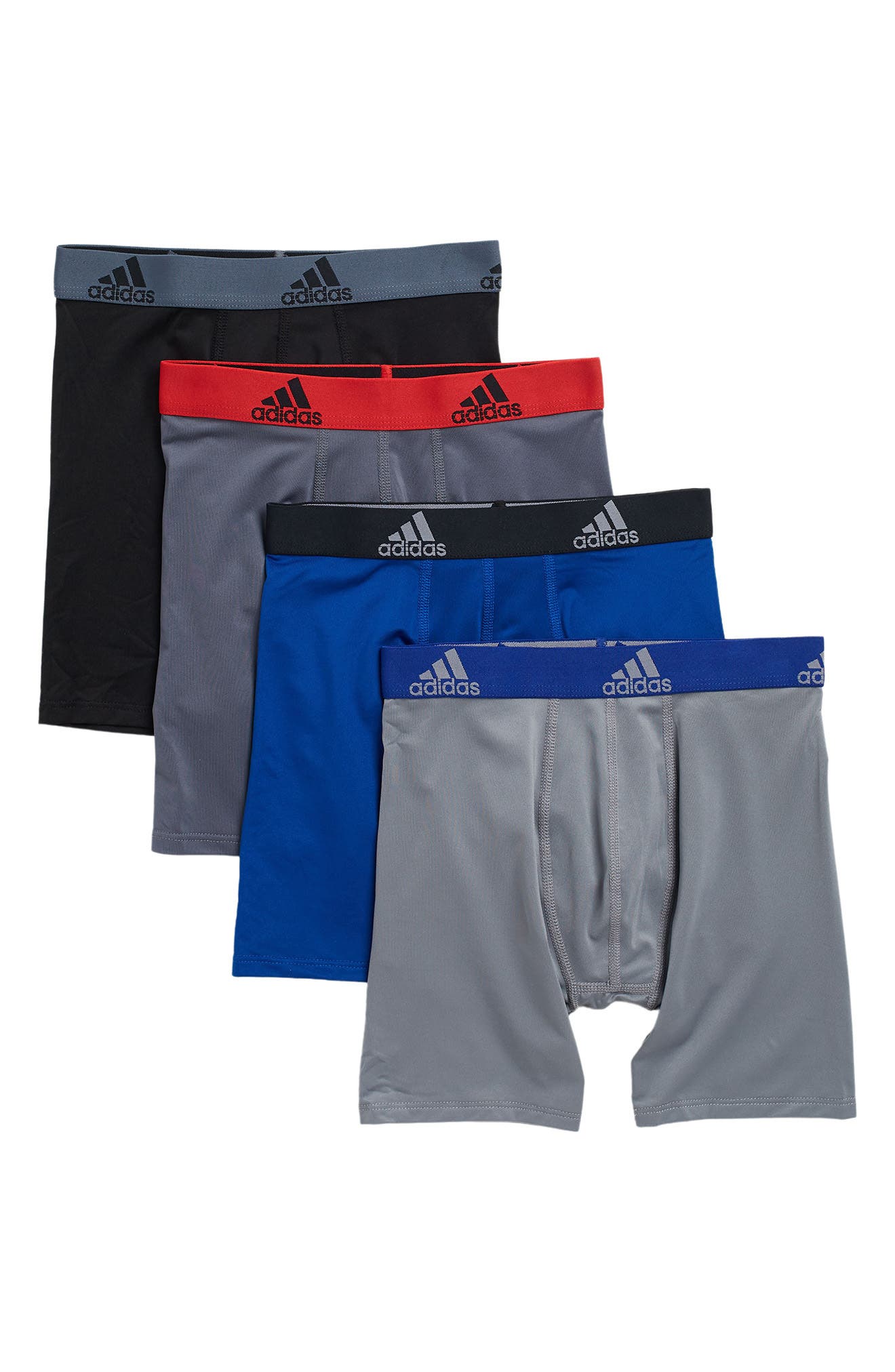 Adidas Originals Kids' Performance Boxer Briefs In Medium Grey ... Adidas Originals Kids' Performance Boxer Briefs In Medium Grey ...