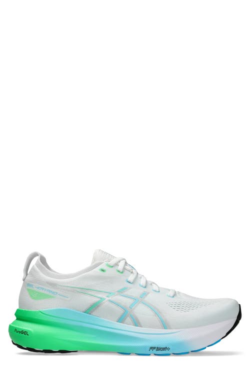 Shop Asics ® Gel-kayano® 31 Running Shoe In White/bright Cyan