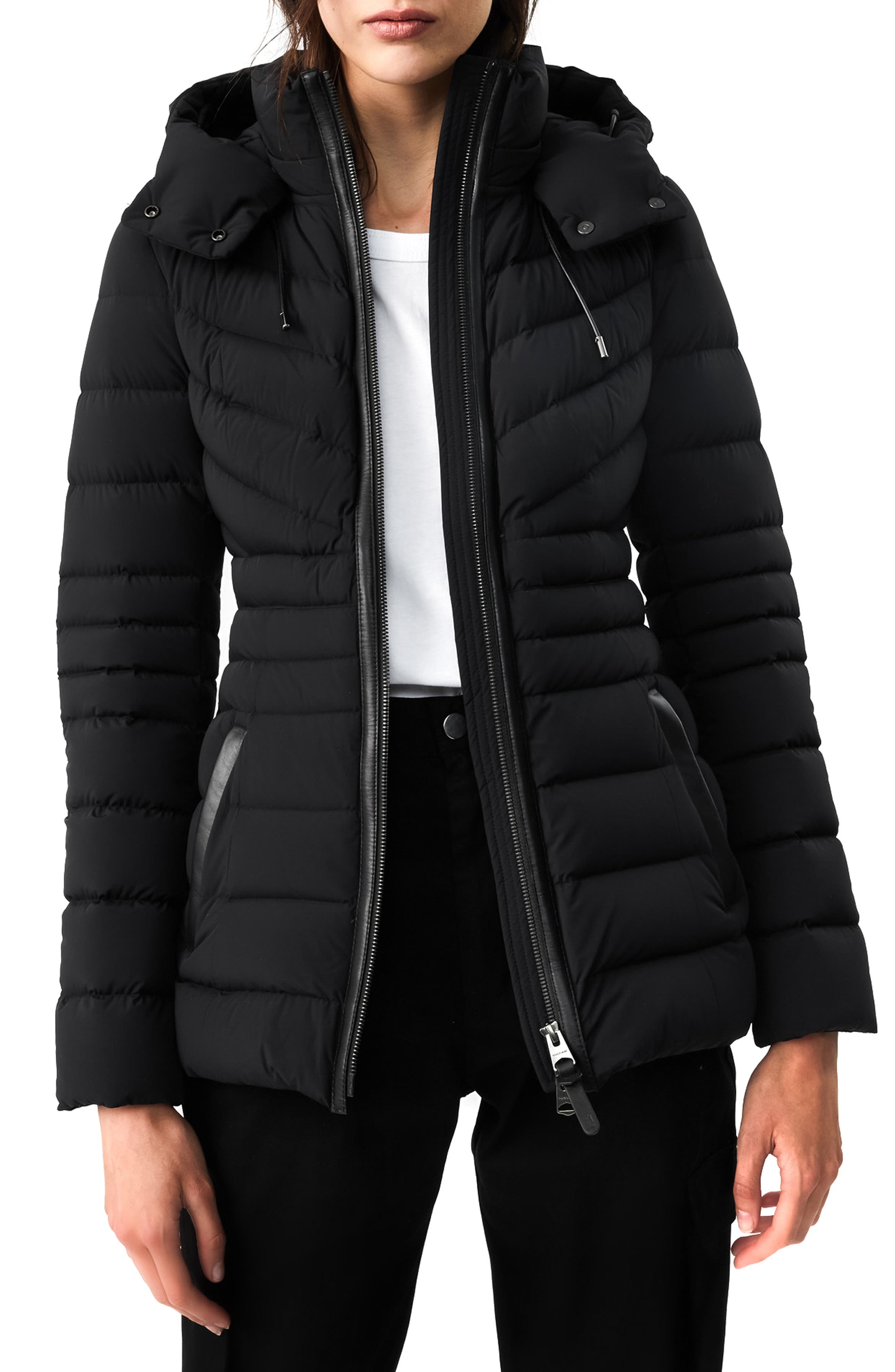 Mackage Patsy-NF Stretch Water Repellent Down Coat | Nordstrom