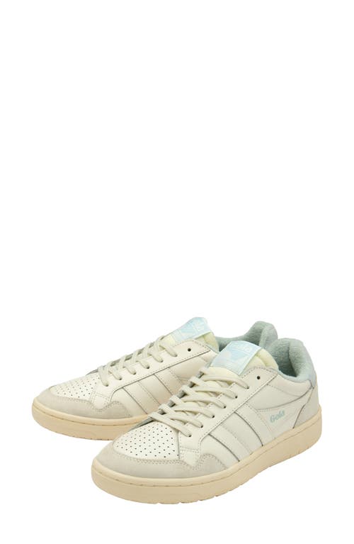 Shop Gola Eagle Sneaker In Off White/ice Blue