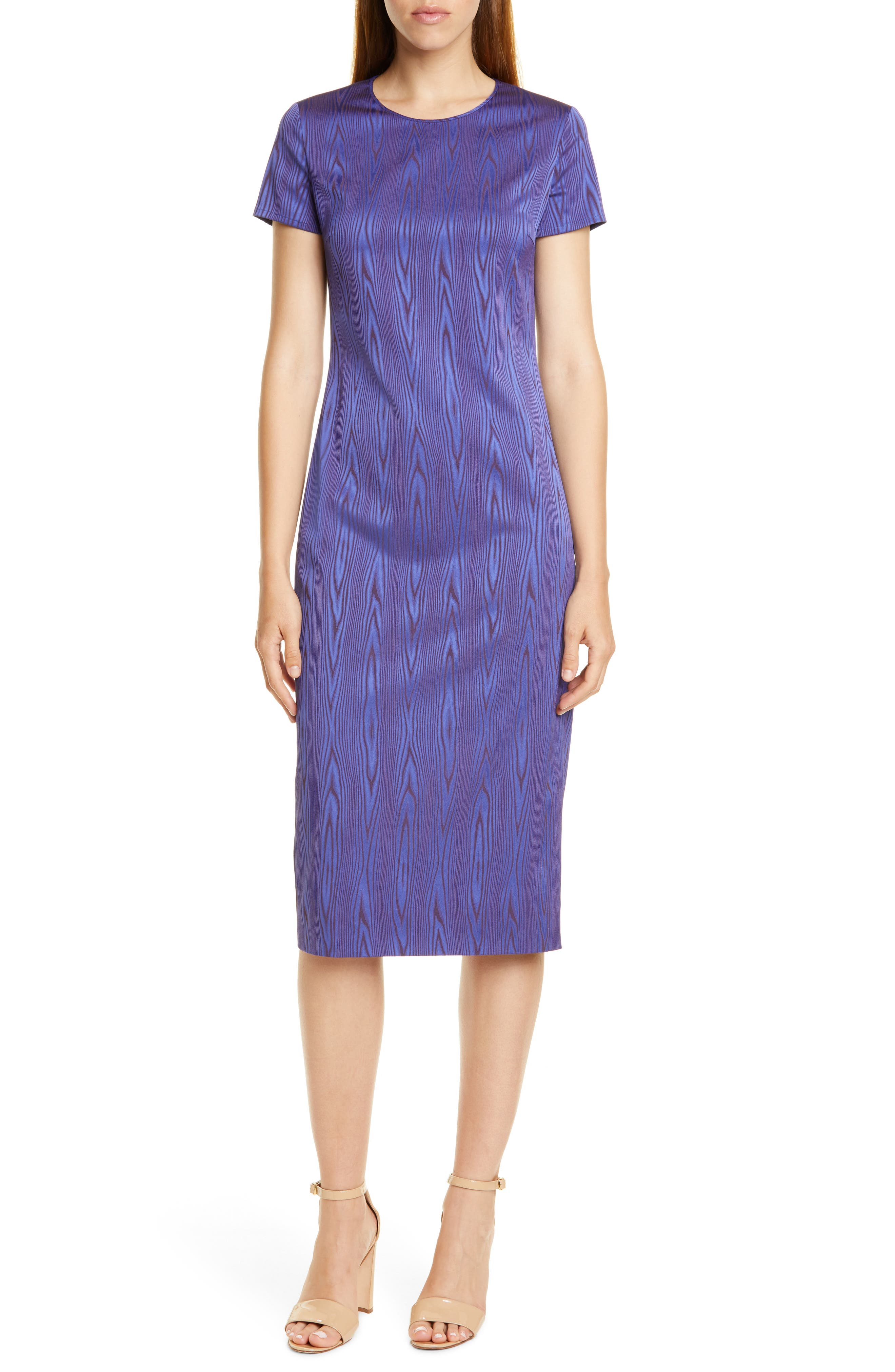 Boss Dixery Jacquard Sheath Dress, Blue (Nordstrom Exclusive)