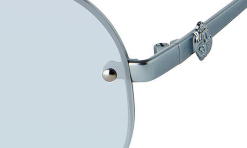 Kurt Geiger London Kgl1002 Aviator Sunglasses In Blue