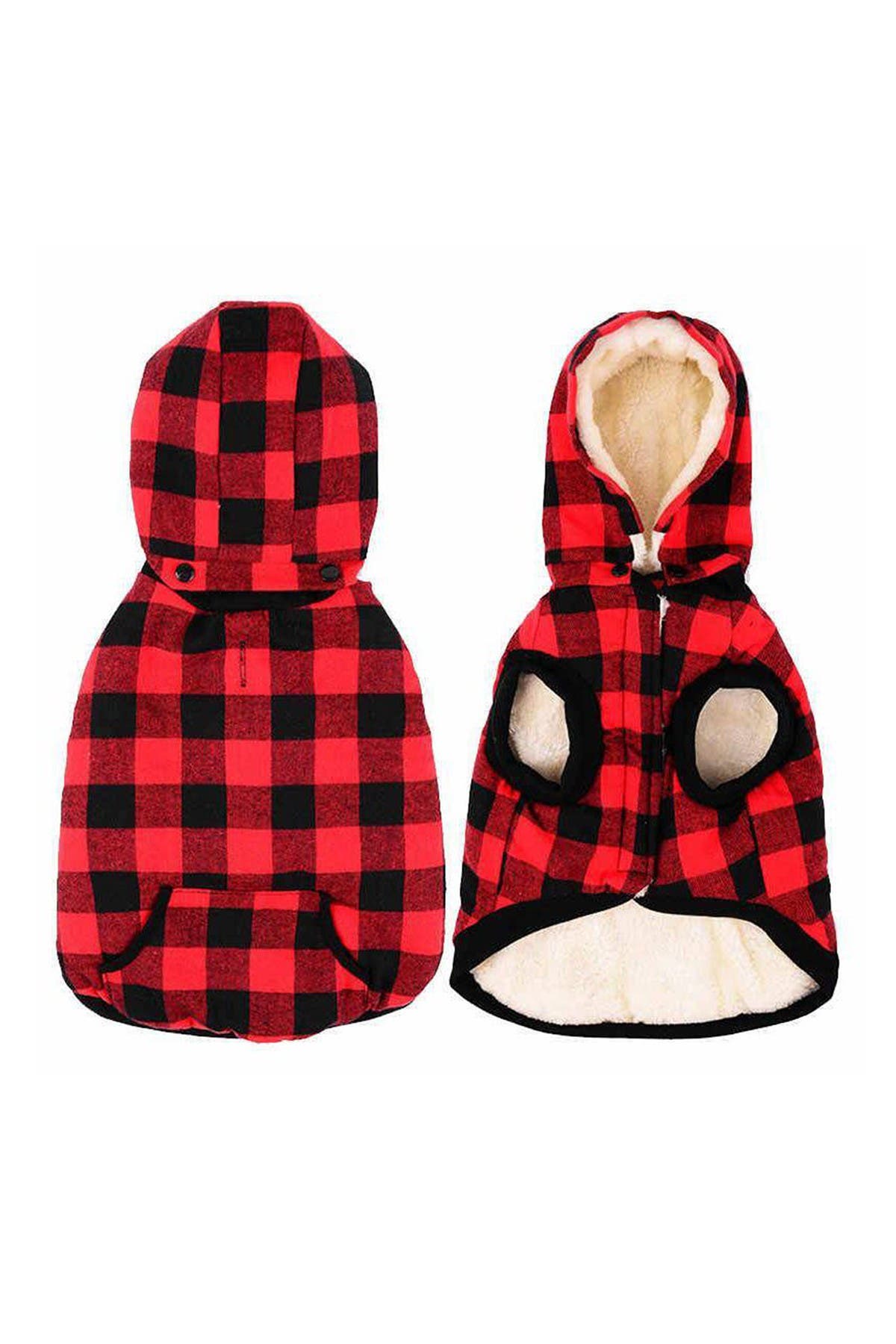 hoodie with flannel over it