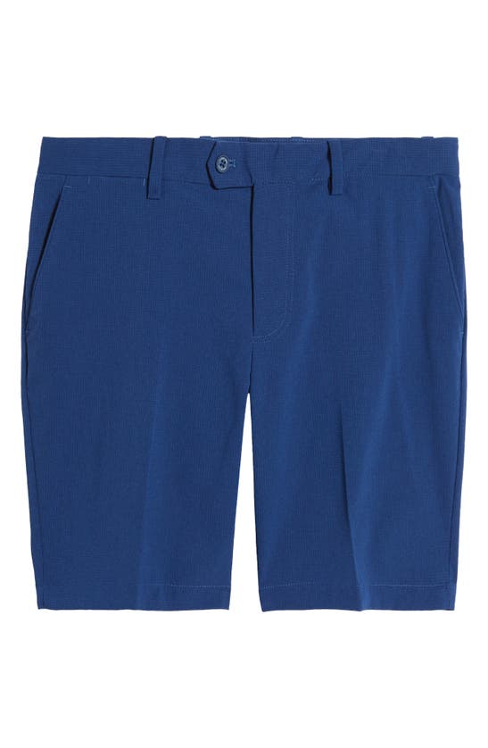 Shop J. Lindeberg Vent Tight Flat Front Performance Golf Shorts In Estate Blue