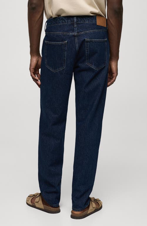 Mango Bob Straight Leg Jeans In Open Blue