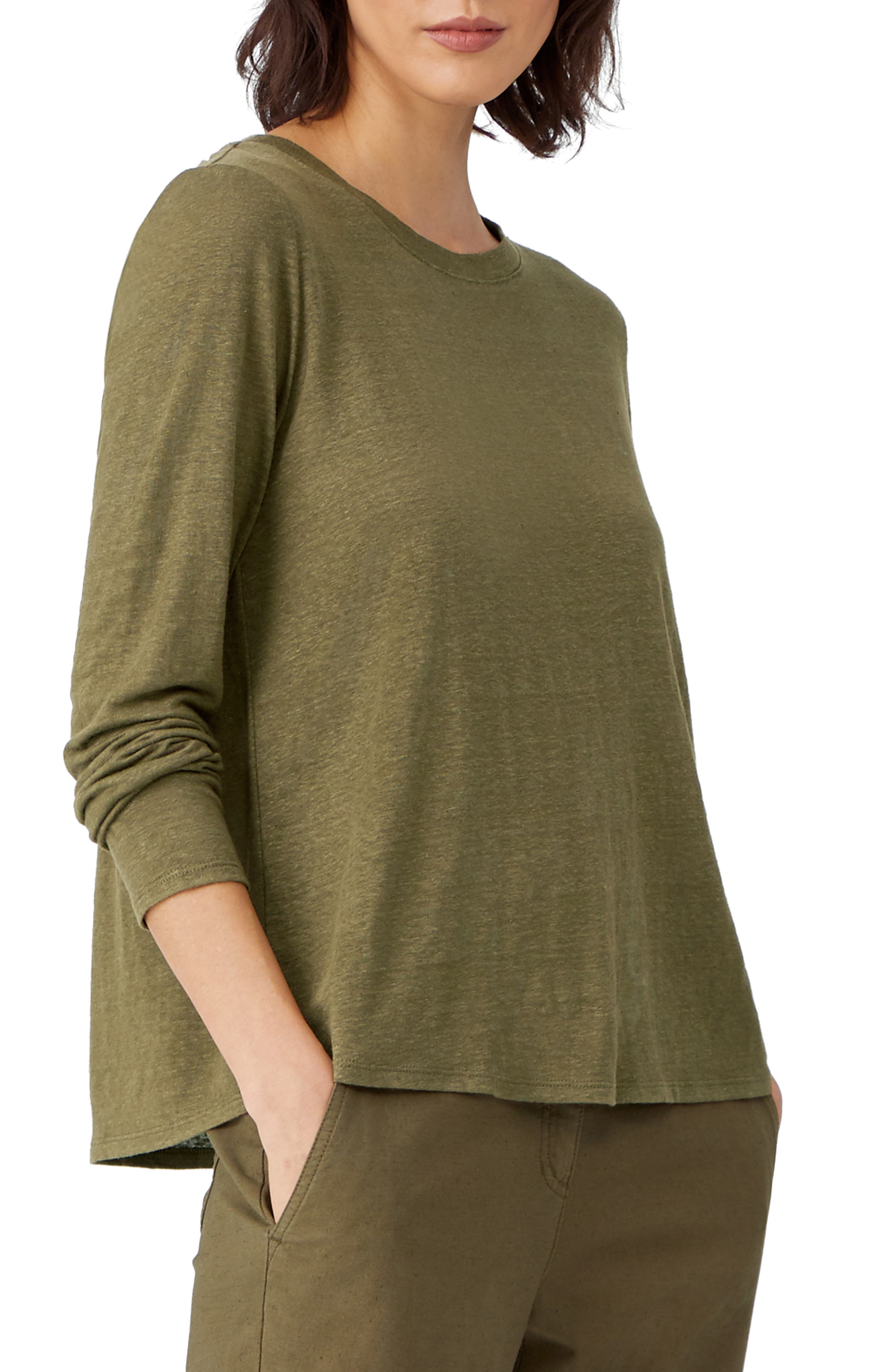 Eileen Fisher Organic Linen Long Sleeve 