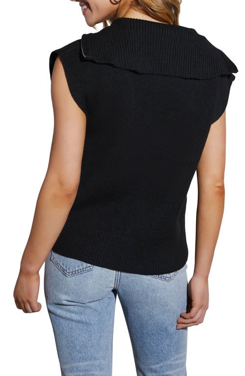 VICI COLLECTION VICI COLLECTION ELSA HALF ZIP SWEATER VEST 