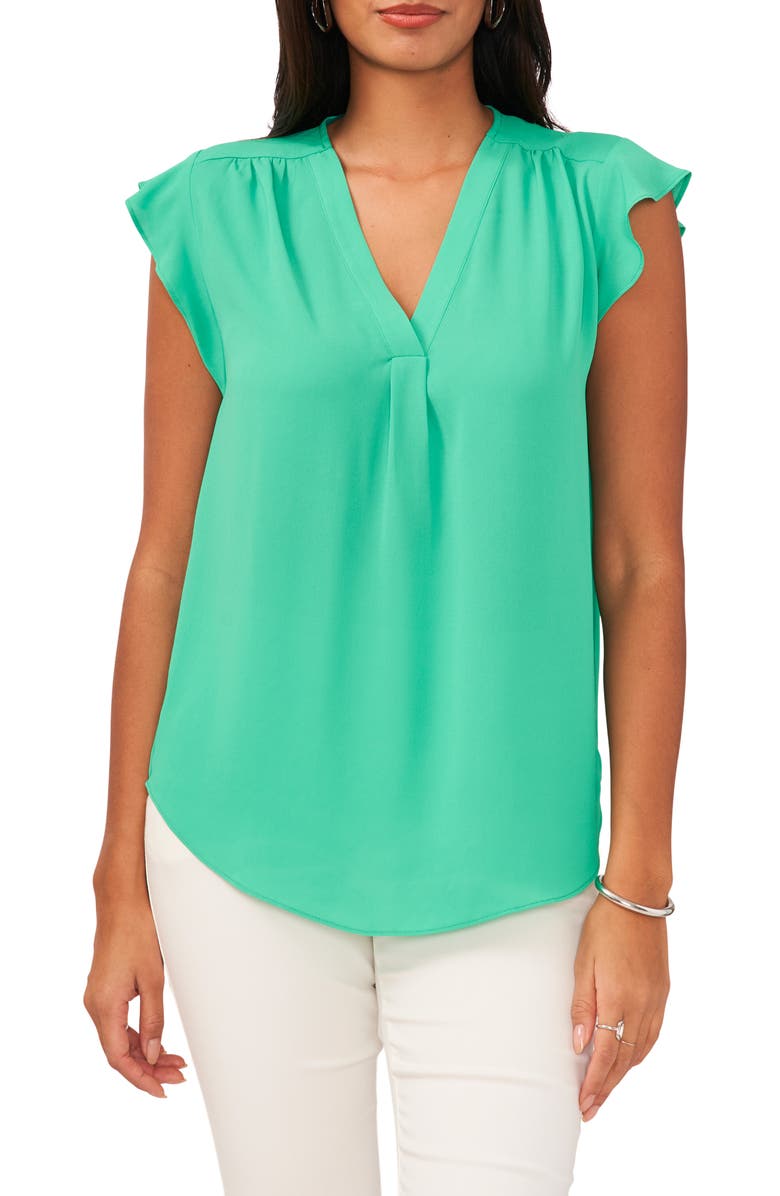 Chaus Flutter Sleeve Blouse | Nordstrom