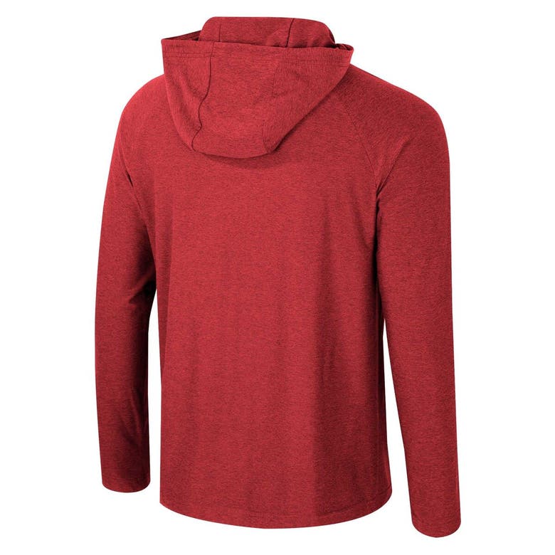 Shop Colosseum Crimson Alabama Crimson Tide Cloud Jersey Raglan Long Sleeve Hoodie T-shirt