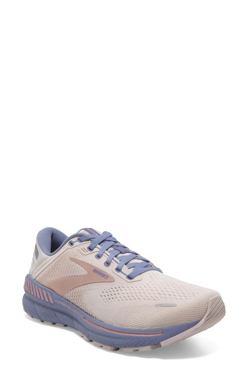 Brooks Adrenaline GTS 22 Sneaker in Lilac/Tempest/Pink