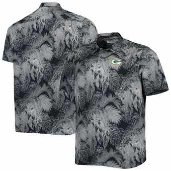 Men's Tommy Bahama Royal Chicago Cubs Big & Tall Luminescent Fronds Camp IslandZone Button-Up Shirt