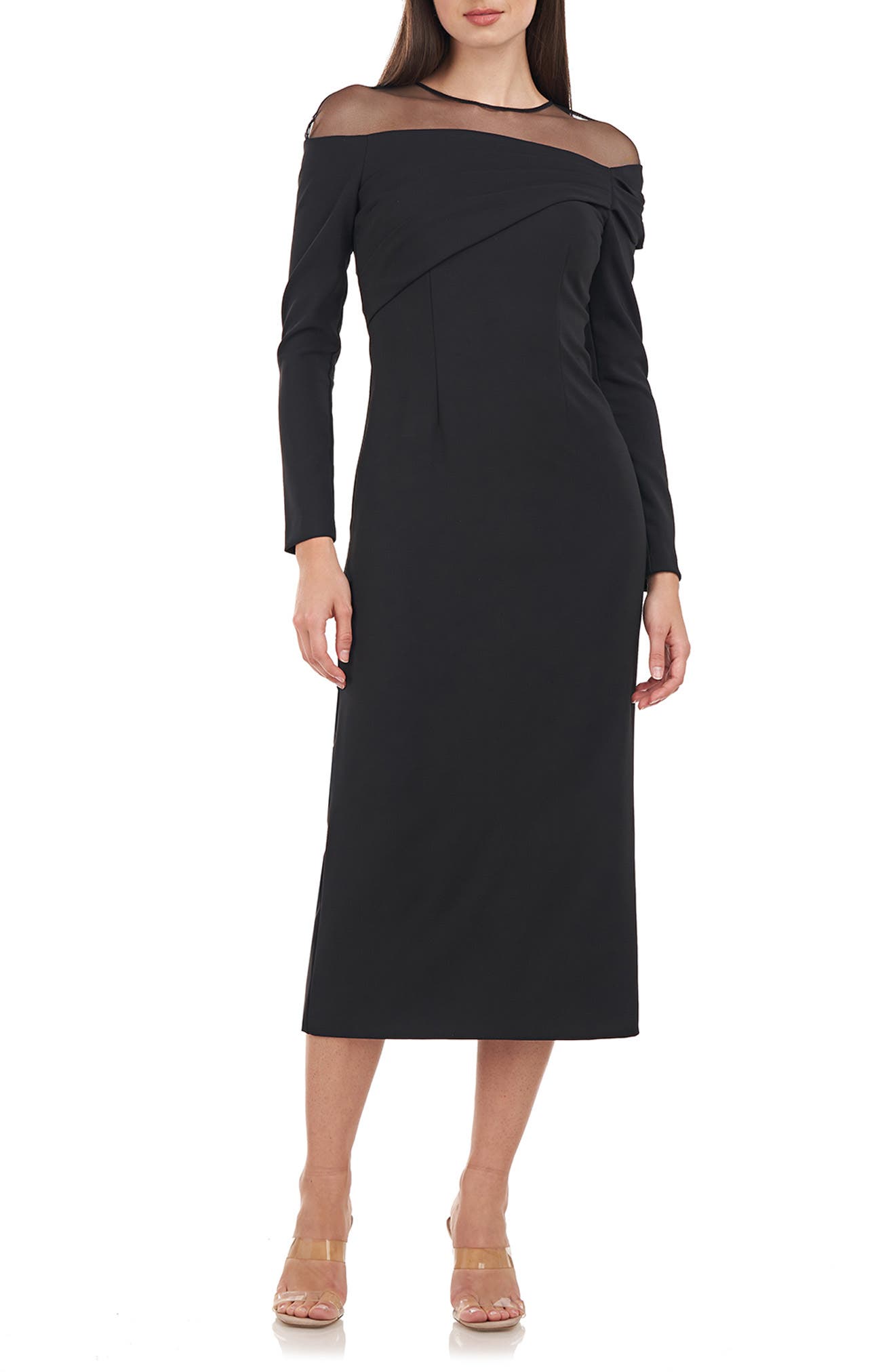 long sleeve midi cocktail dress | Nordstrom