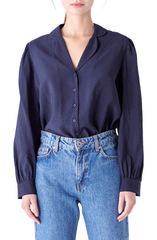 English Factory Scallop Collar Shirt at Nordstrom,