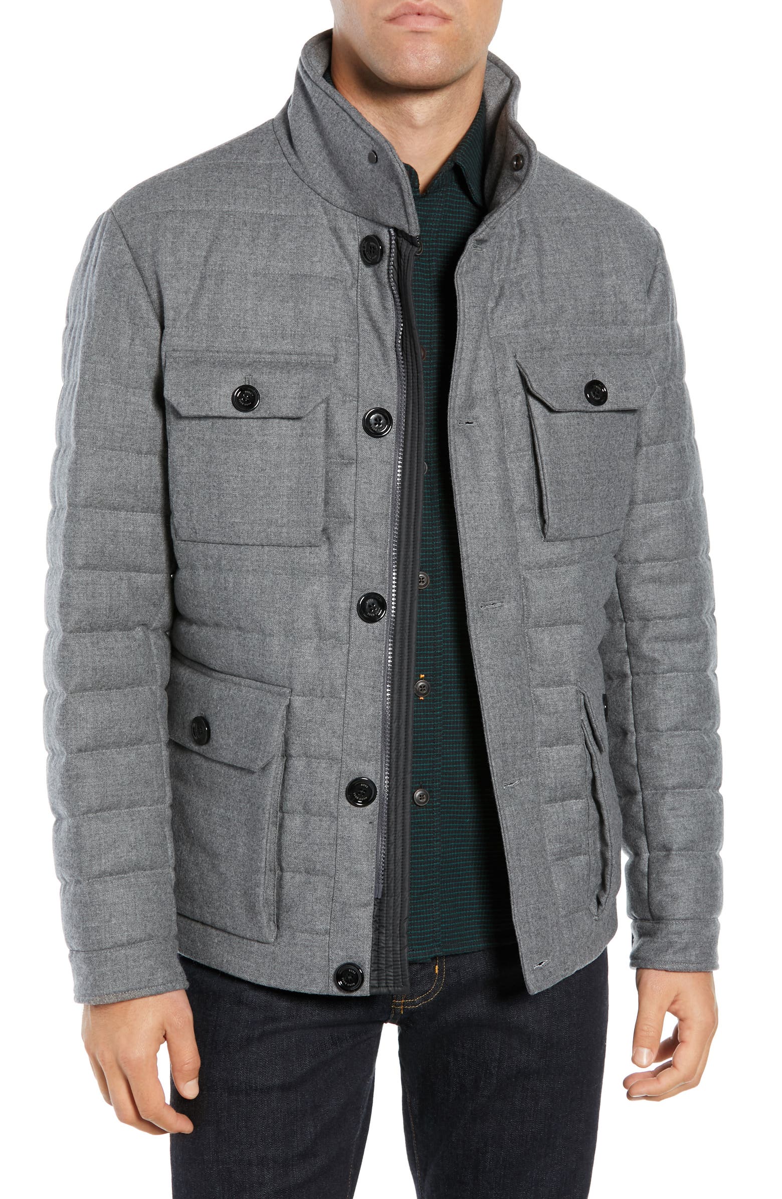 BOSS T-Chaney Regular Fit Virgin Wool Jacket | Nordstrom