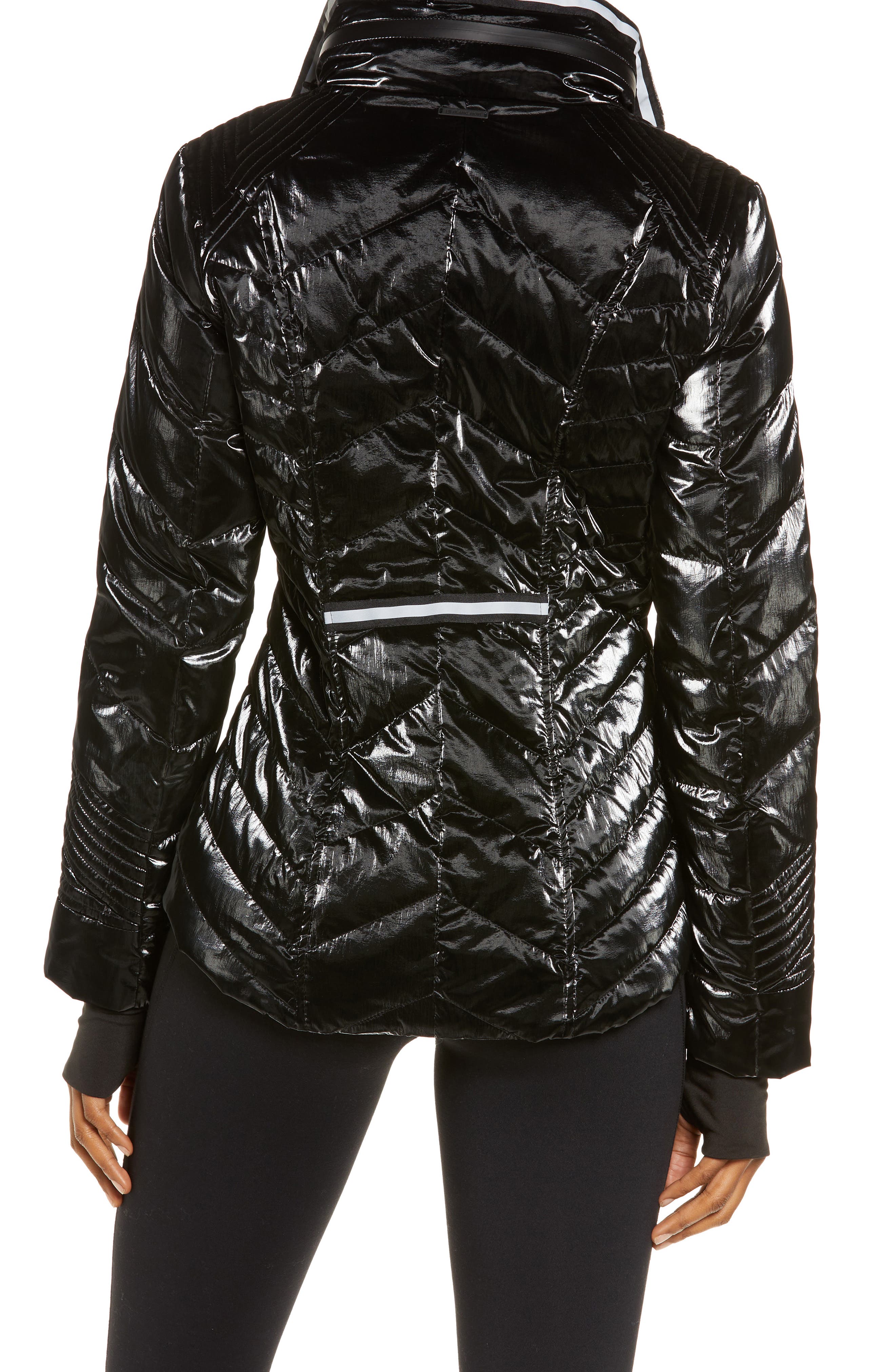 blanc noir super hero puffer