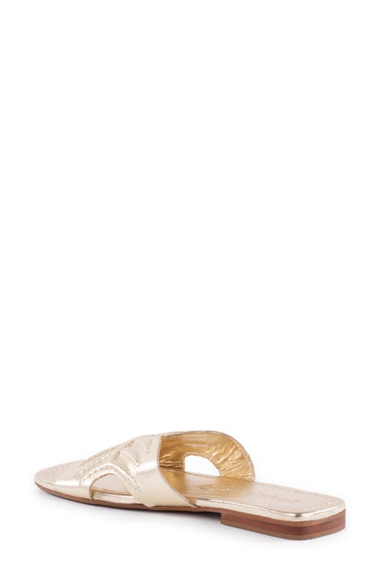 Shop Seychelles Madhu Slide Sandal In Light Gold