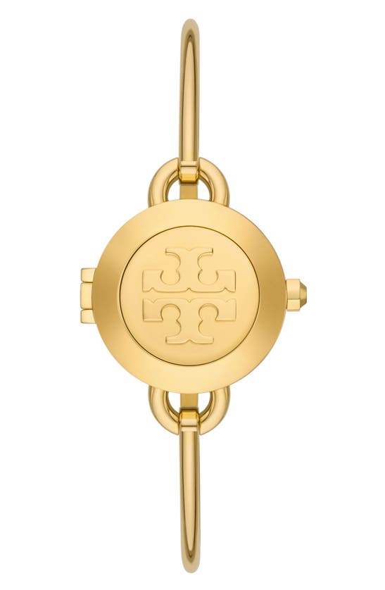 Shop Tory Burch The Mille Bangle Watch Set, 27mm In Gold