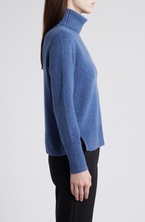 Shop Kobi Halperin Wylan Turtleneck Cashmere Sweater In Denim