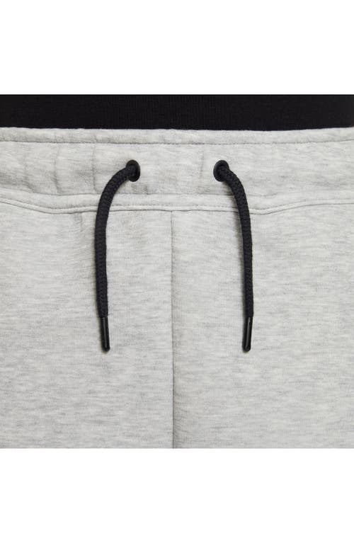 Shop Nike Sportswear Tech Fleece Shorts In Dark Grey Heather/black