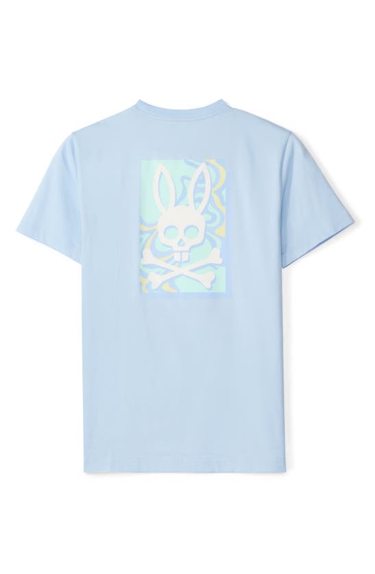 Shop Psycho Bunny Mason Pima Cotton Graphic T-shirt In Windsurfer