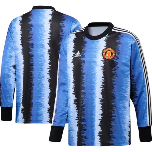 Men's adidas Black Manchester United Authentic Football Icon Goalkeeper Jersey