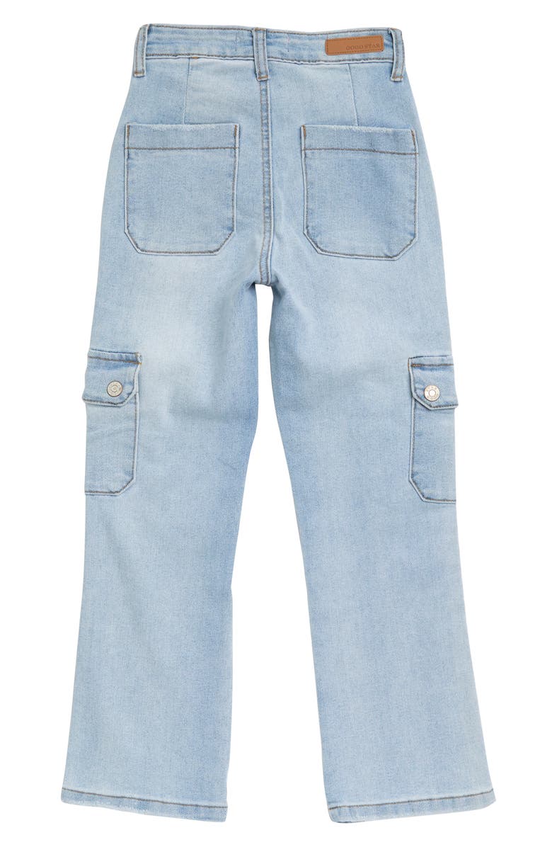 GOGO STAR Kids' Cargo Pocket Flare Jeans | Nordstromrack