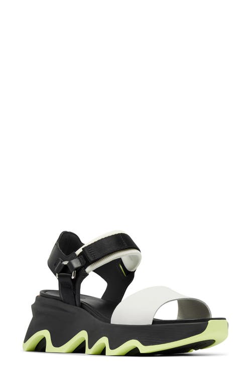 Shop Sorel Kinetic™ Y-strap Sandal In Black/jet