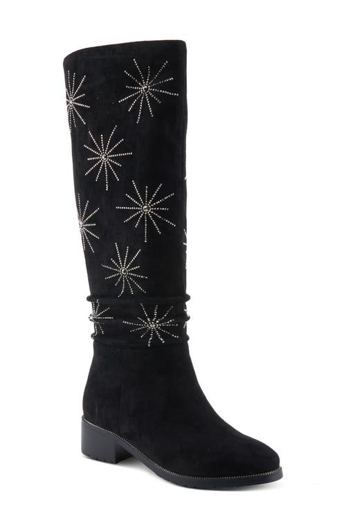 Shop Azura By Spring Step Stardusk Crystal Boot In Black