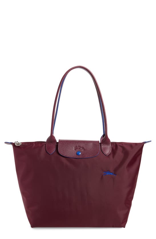 Longchamp Le Pliage Club Tote In Plum