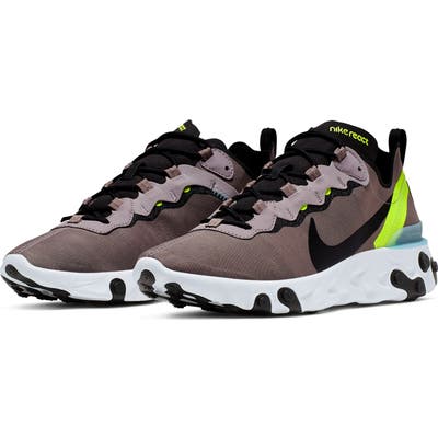Nike React Element 55 Sneaker, Brown