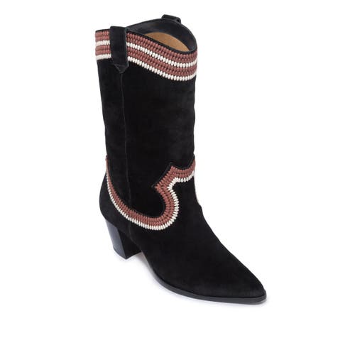 BERNARDO FOOTWEAR BERNARDO FOOTWEAR FREMONT EMBROIDERED WESTERN BOOT 