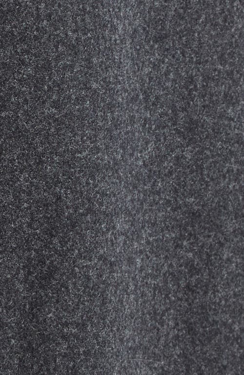 Michael Kors Pleated Wool Stretch Flannel Baggy Pants In Charcoal Melange