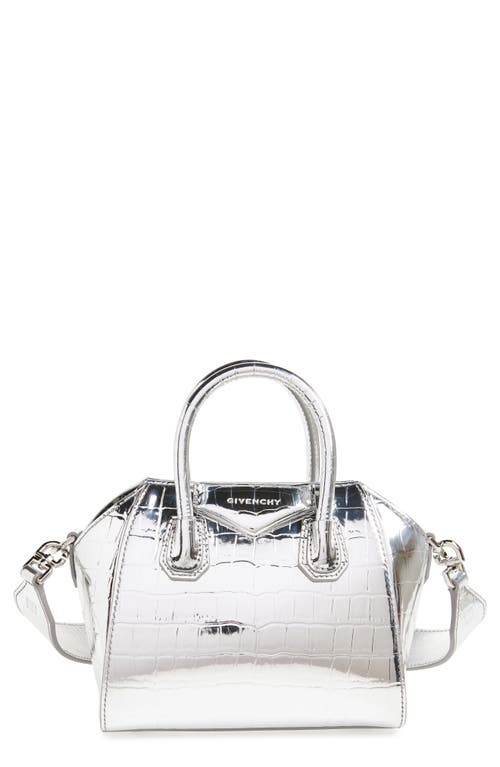 Givenchy Toy Antigona Leather Satchel in Light Silvery at Nordstrom