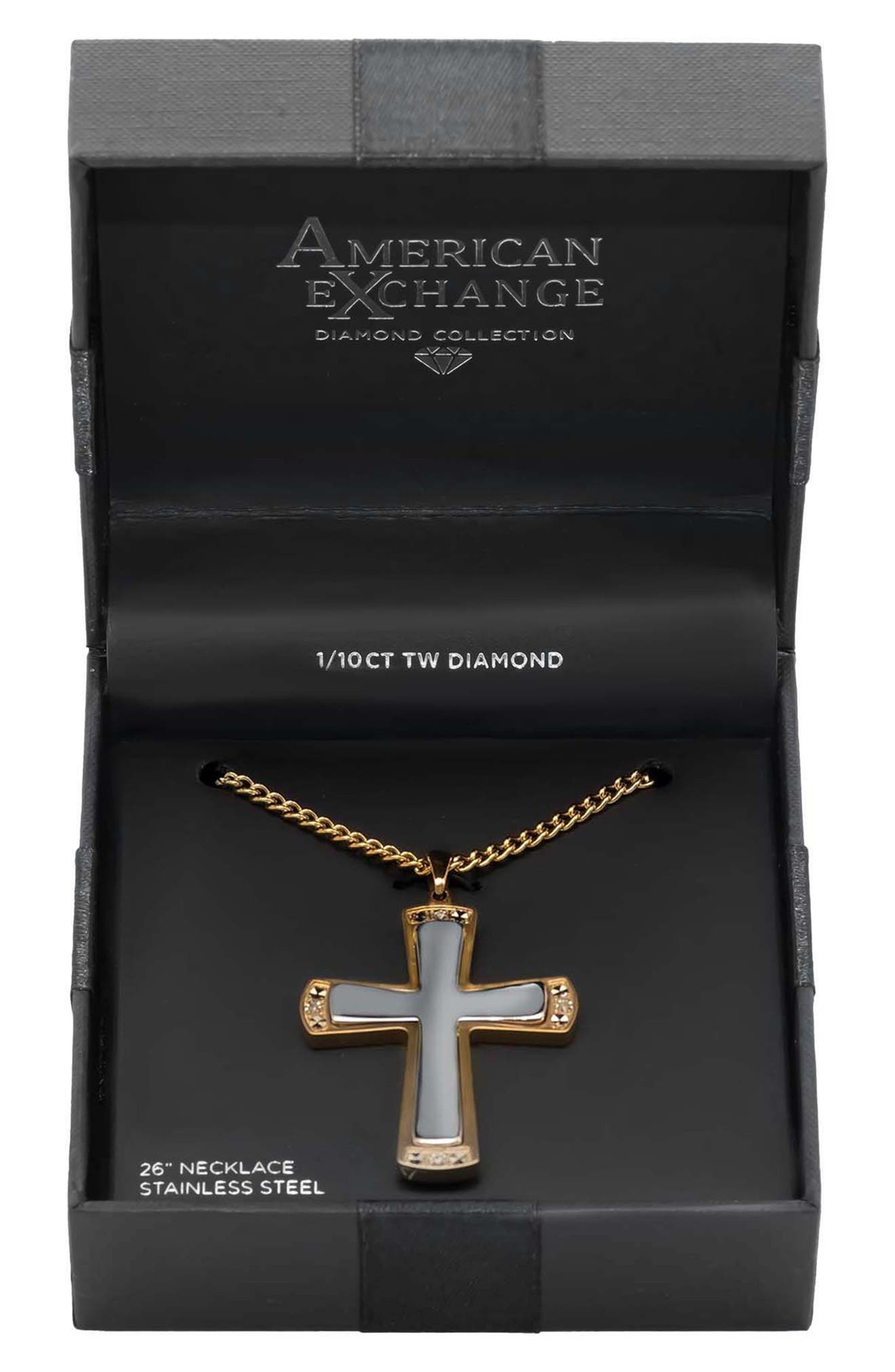 rocawear stainless steel cross