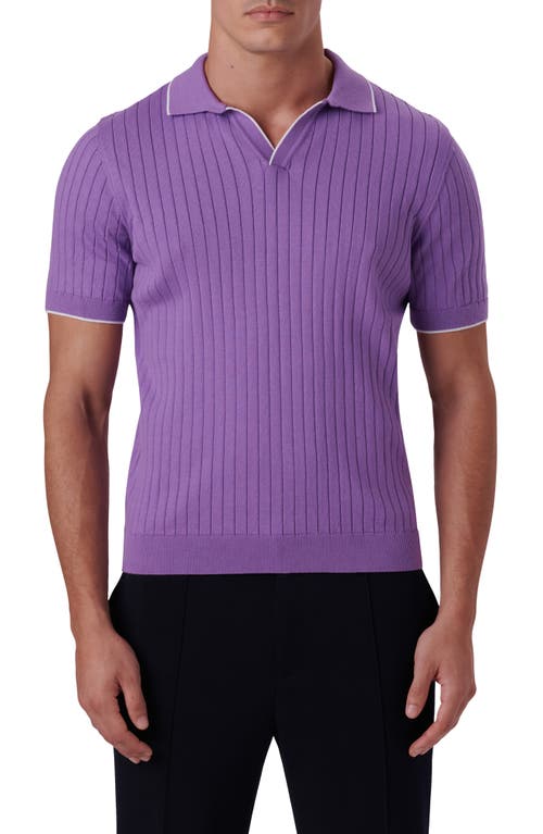 Bugatchi Rib Short Sleeve Sweater at Nordstrom,