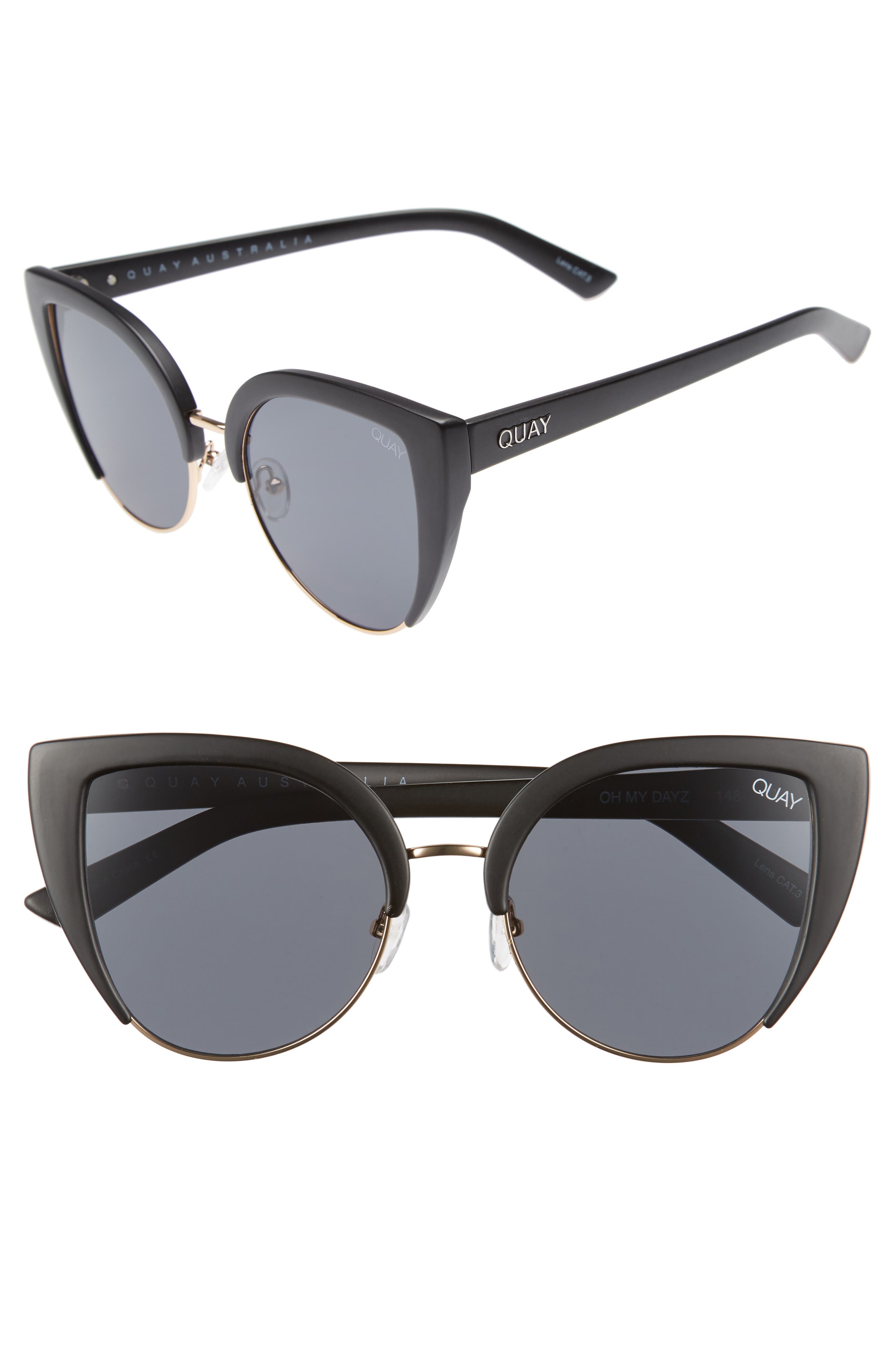 Quay Australia x Missguided Oh My Dayz 53mm Sunglasses Nordstrom