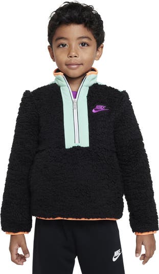  Nike Boy's NSW Illuminate Fleece Pullover Hoodie (Little Kids)  Black 4 Little Kid: Clothing, Shoes & Jewelry