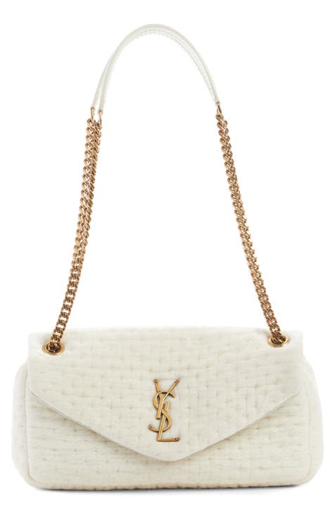 Saint Laurent 'Lou' belt bag, Women's Bags, Saint Laurent polka-dot hair  scrunchie
