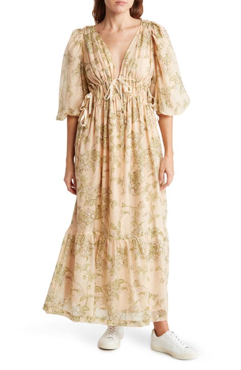 Beige Midi Dresses for Women | Nordstrom Rack