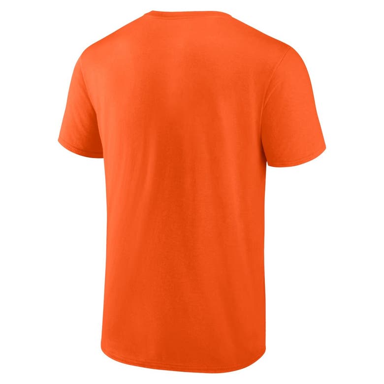 Shop Fanatics Branded Orange Edmonton Oilers Local T-shirt