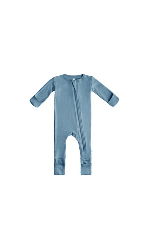 Dreamland Baby Baby Pajamas With Dream Cuffs In Ocean Blue