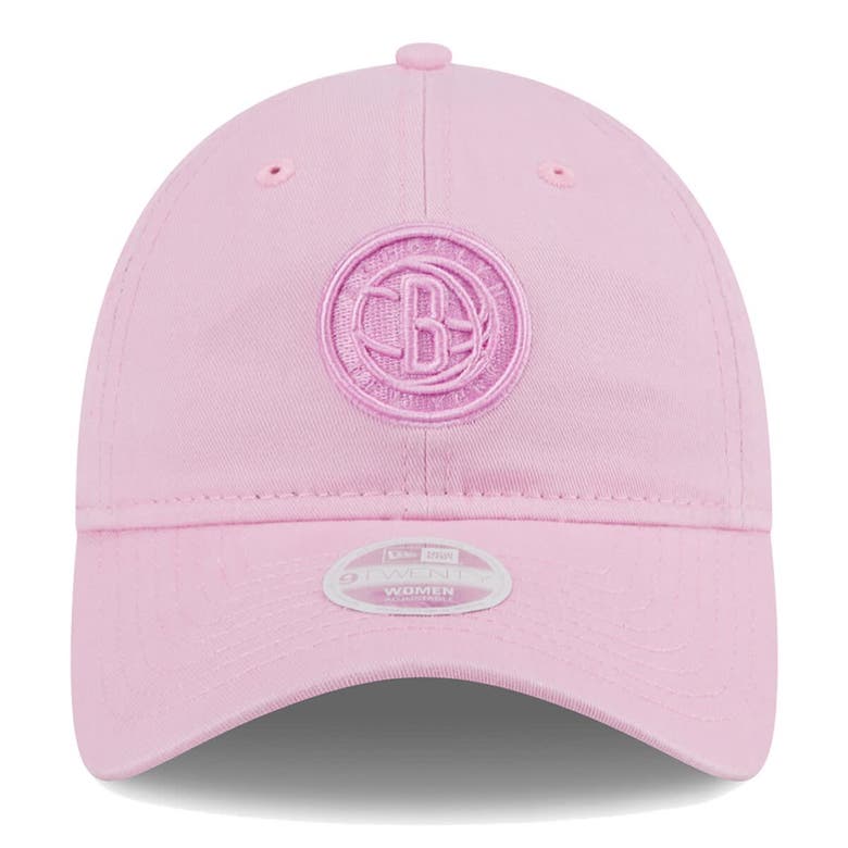 Shop New Era Pink Brooklyn Nets Colorpack Tonal 9twenty Adjustable Hat
